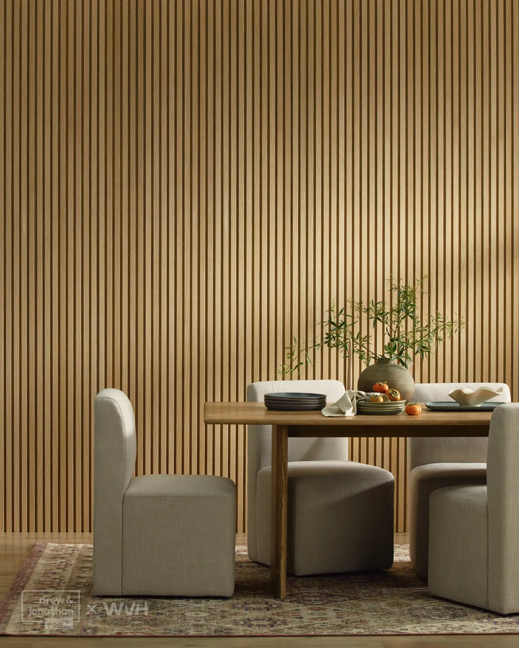Drew & Jonathan Home Acoustic Slat Wa...