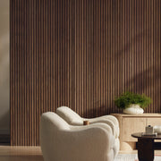 WVH® Drew & Jonathan Home™ Grainmatch Walnut Acoustic Slat Wall Panel