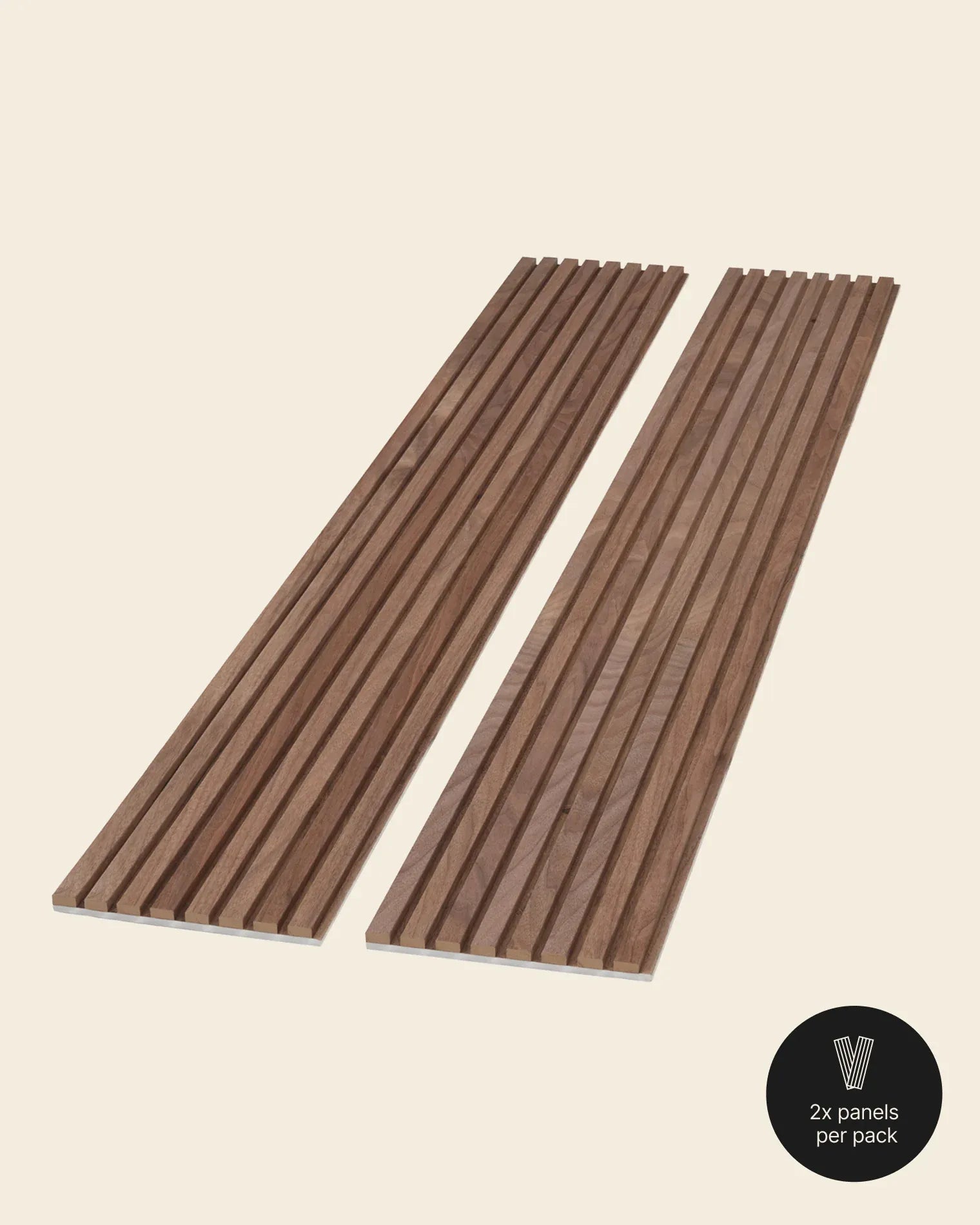 WVH® Drew & Jonathan Home™ Grainmatch Walnut Acoustic Slat Wall Panel