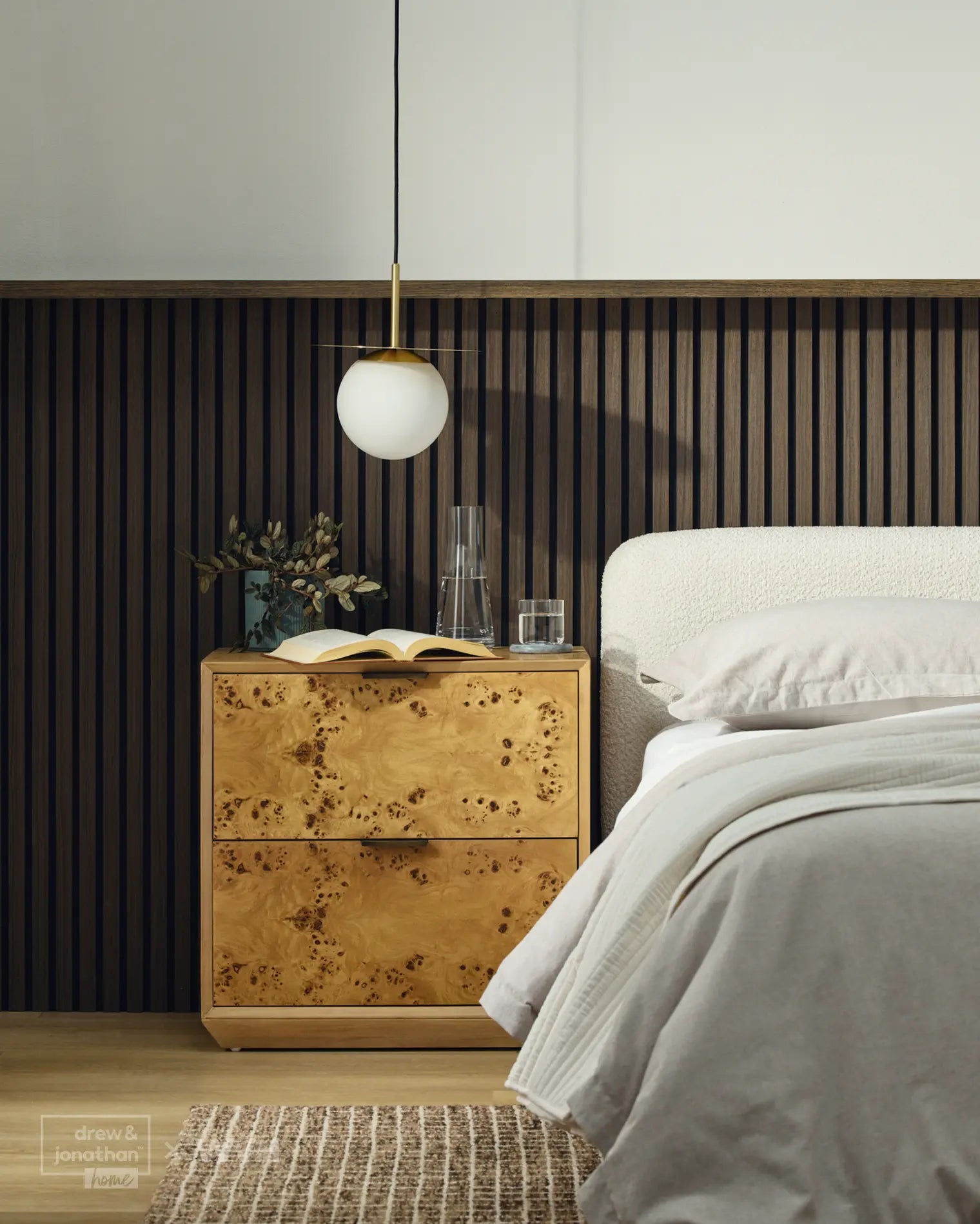 WVH® Drew & Jonathan Home™ Smoked Oak Acoustic Slat Wall Panel