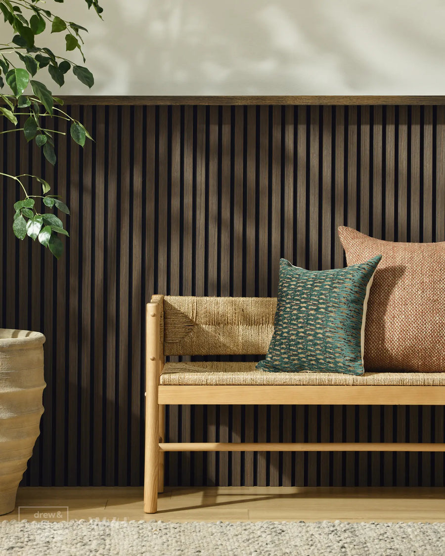 WVH® Drew & Jonathan Home™ Smoked Oak Acoustic Slat Wall Panel
