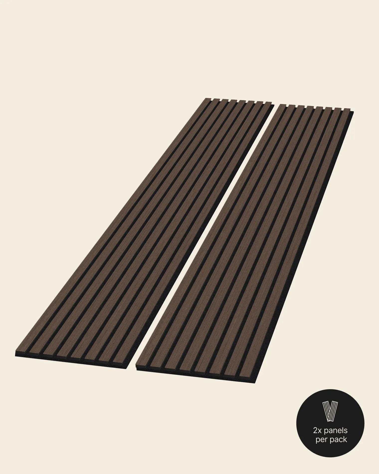 WVH® Drew & Jonathan Home™ Smoked Oak Acoustic Slat Wall Panel