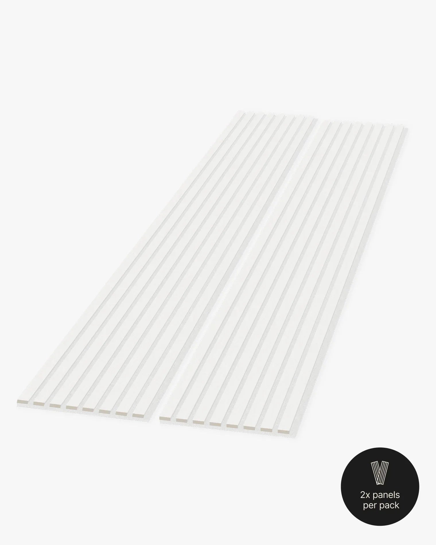 WVH® Drew & Jonathan Home™ White Wood Acoustic Slat Wall Panel
