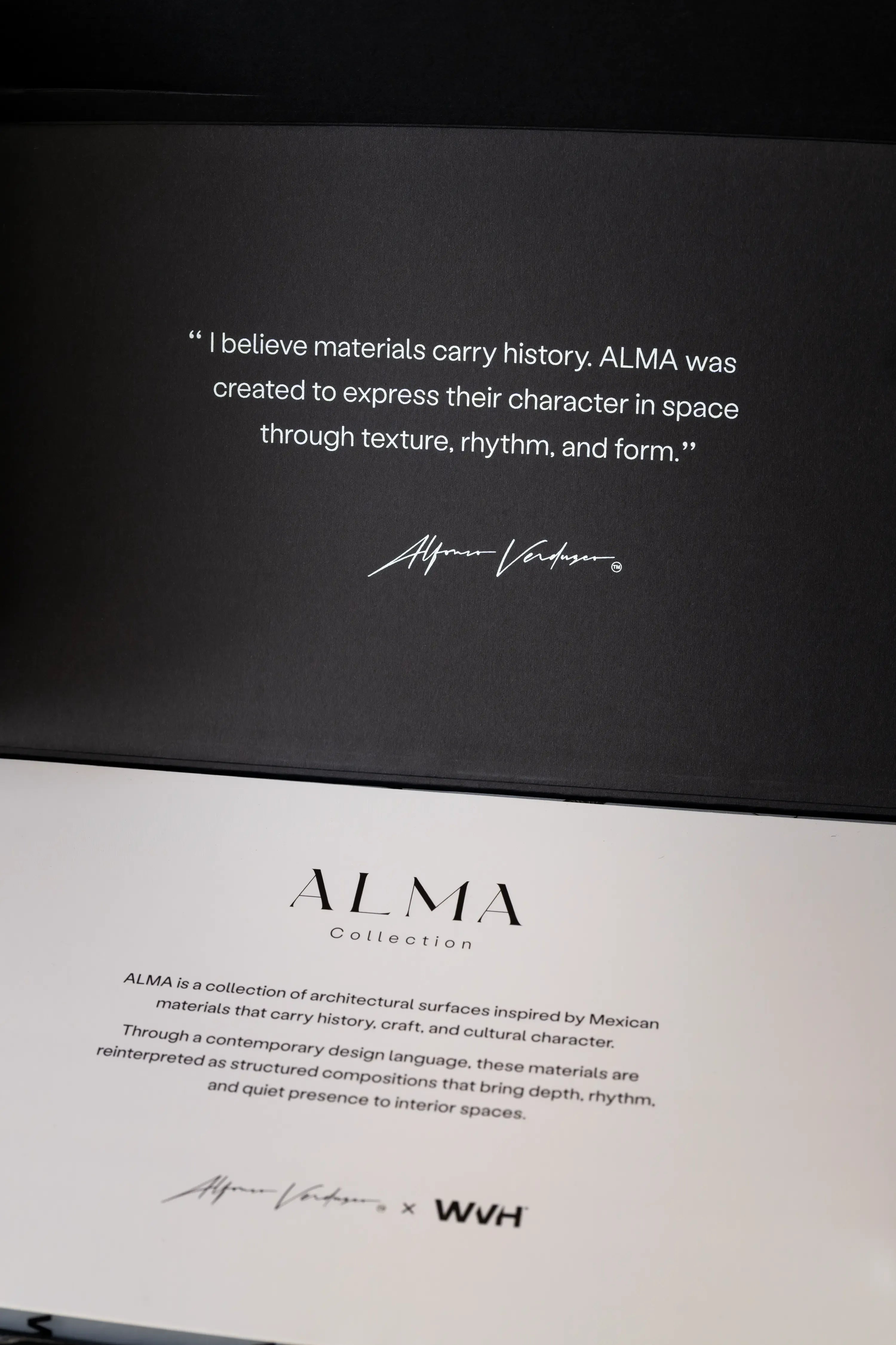 WVH® Alfonso Verduzco™ x WVH® | ALMA Collection Sample Box