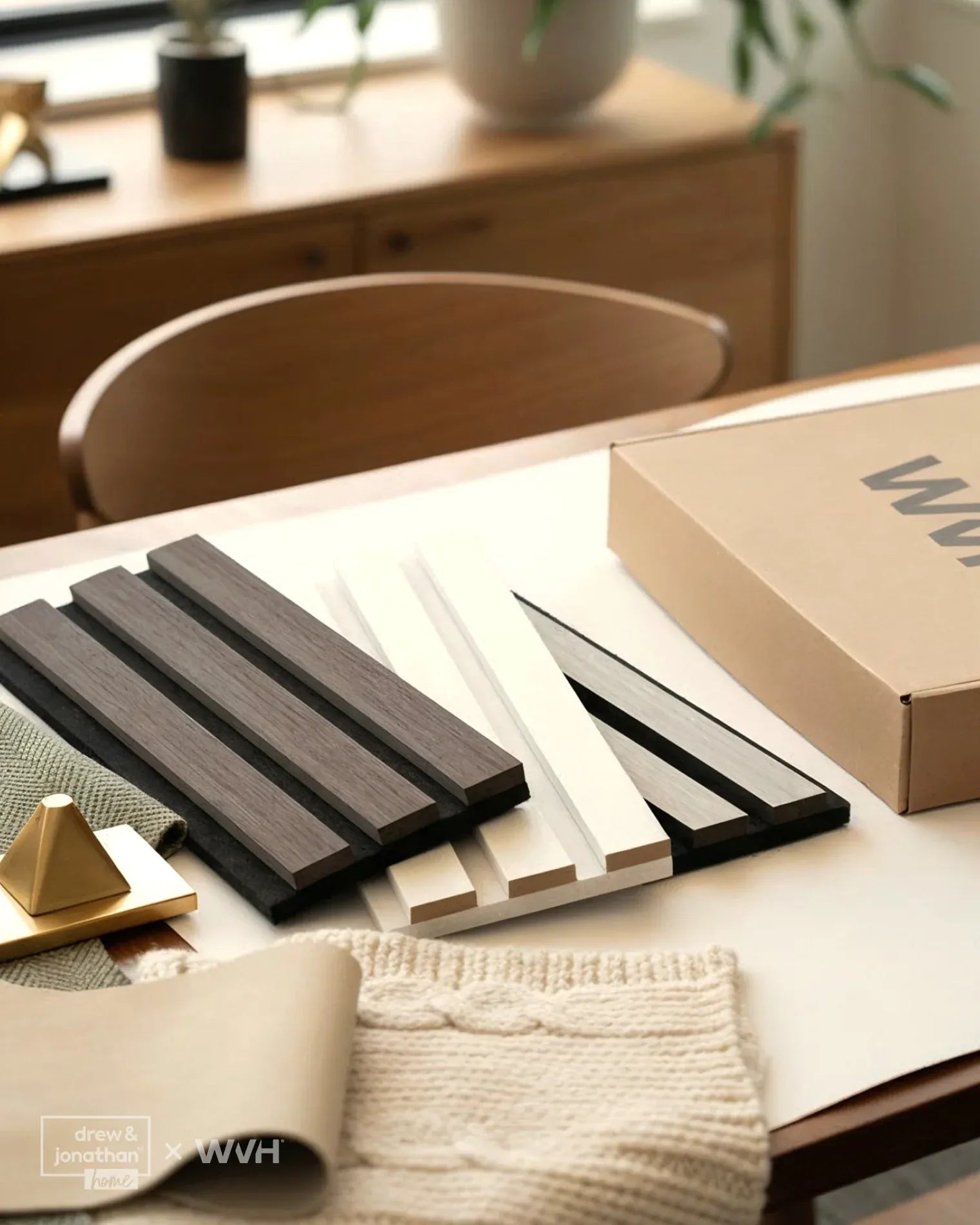WVH® Drew & Jonathan Home™ Acoustic Slat Wall Panel Sample Box