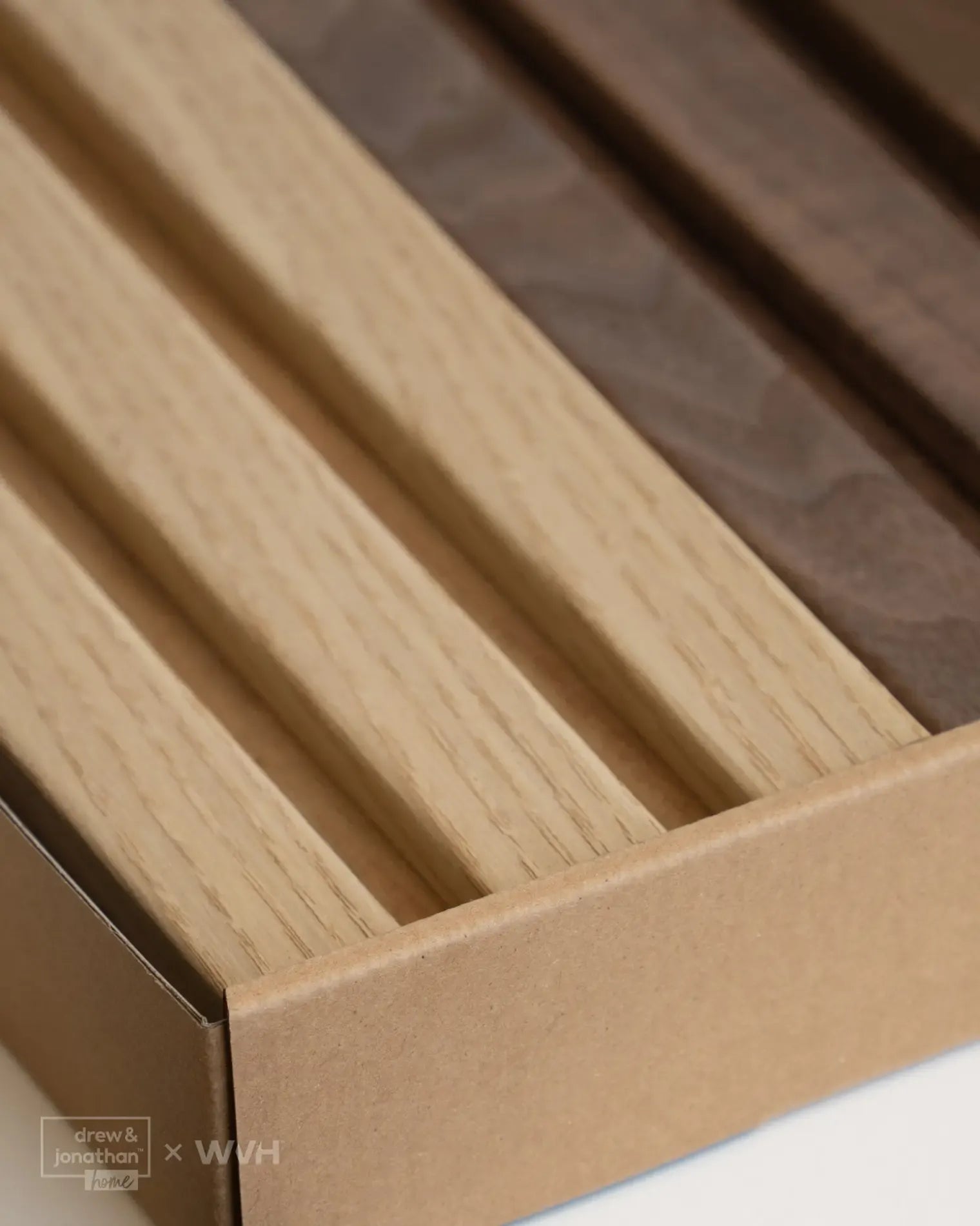 WVH® Drew & Jonathan Home™ Grainmatch Acoustic Slat Wall Panel Sample Box