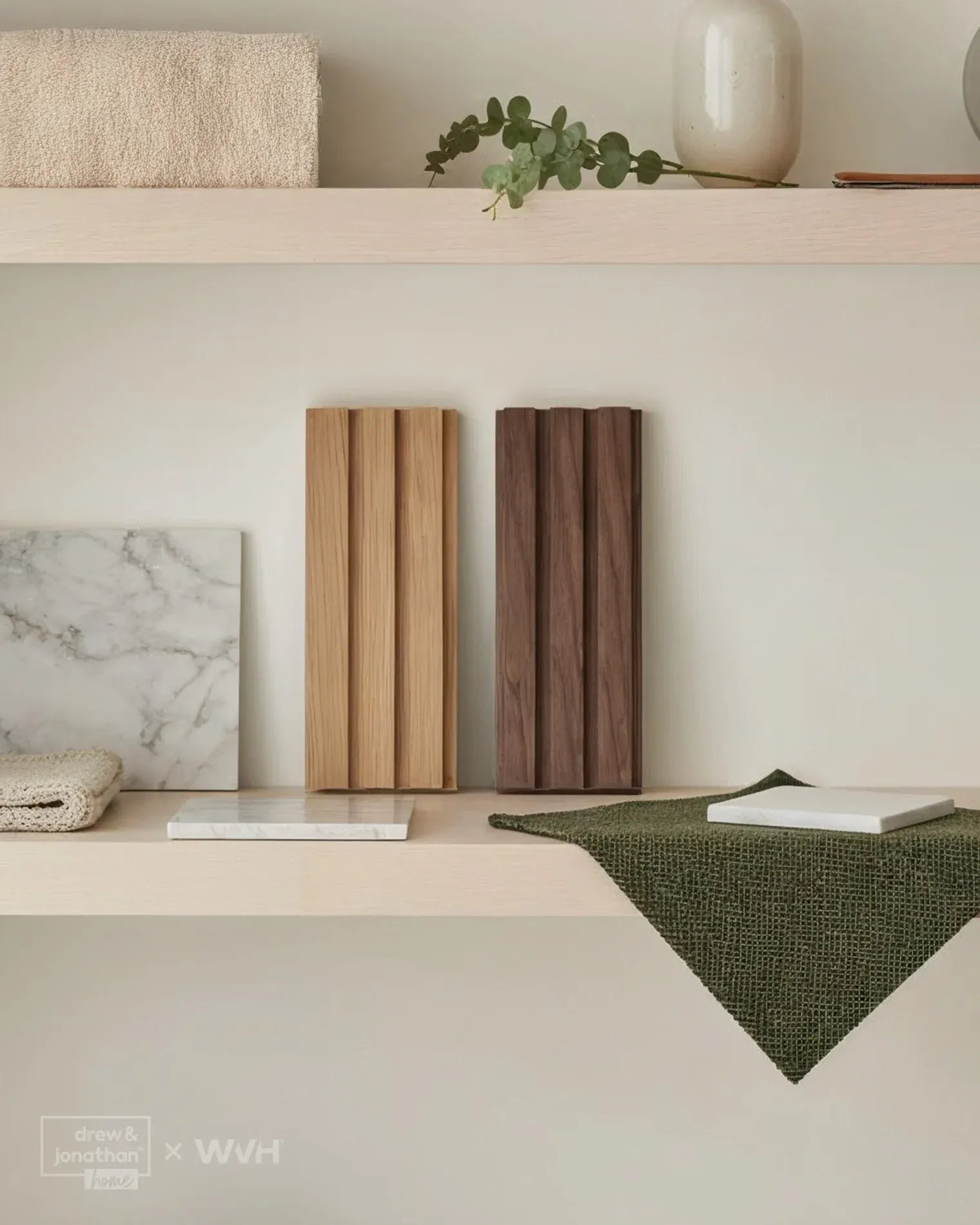 WVH® Drew & Jonathan Home™ Grainmatch Acoustic Slat Wall Panel Sample Box