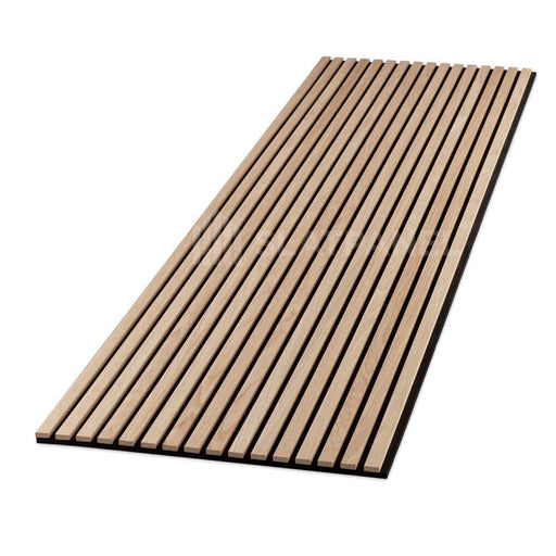 The Wood Veneer Hub Luxury American Oak (Natural Core) Acoustic Slat Wood Wall Panels | Original Slatpanel®