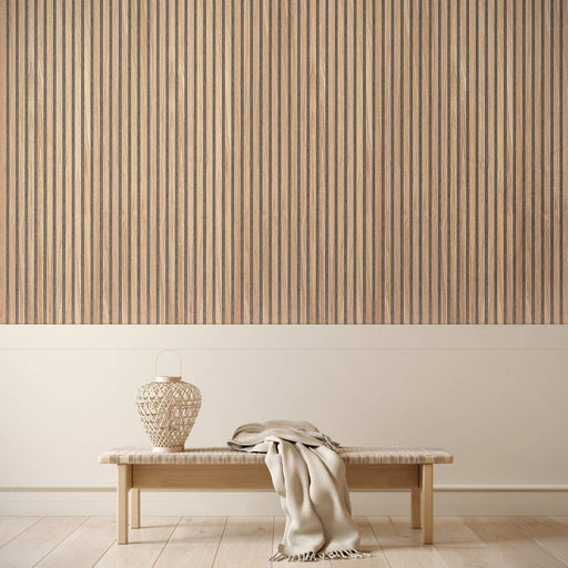 Acoustic Slatted Wood Wall Panels