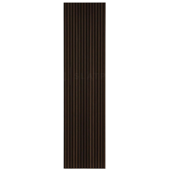 The Wood Veneer Hub Smoked Oak Acoustic Slat Wood Wall Panels