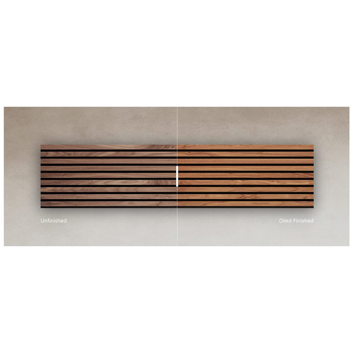 The Wood Veneer Hub Acoustic Slat Wood Wall Paneling Finishing Kit